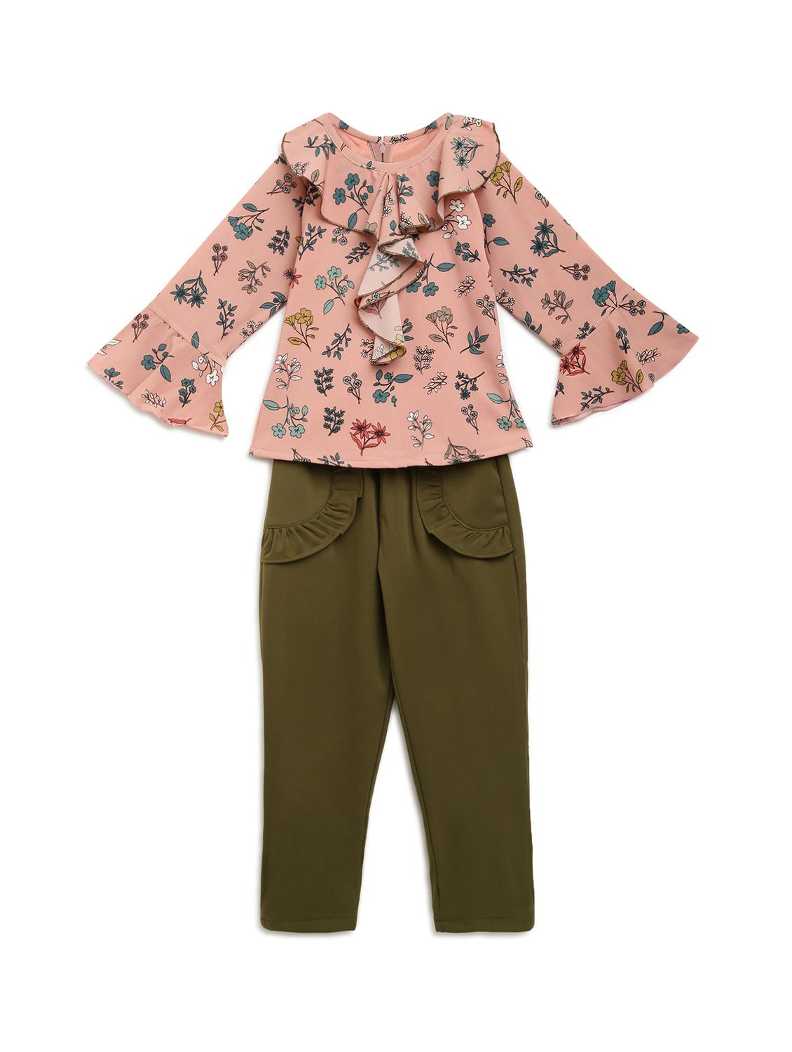 multi colored georgette full length sets twin & jump suit - 17645684 - Zoom Image - 0