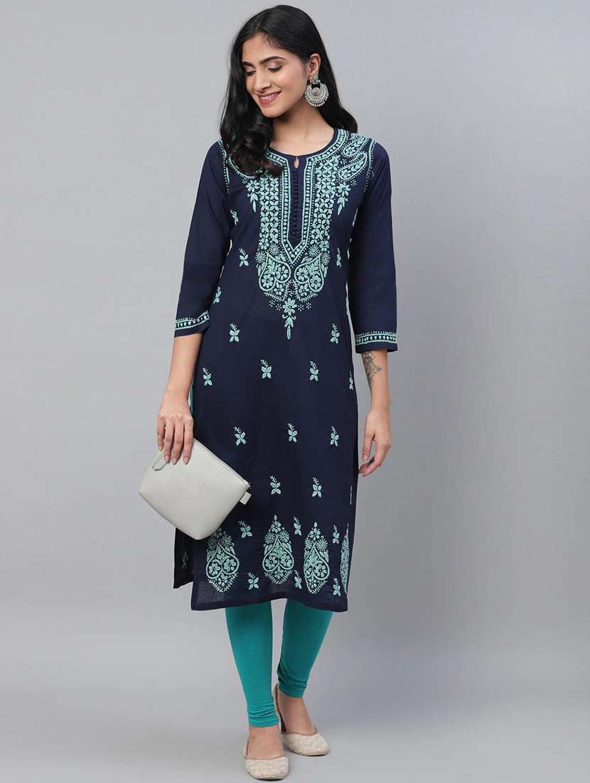 women's straight kurta - 17646631 -  Standard Image - 3