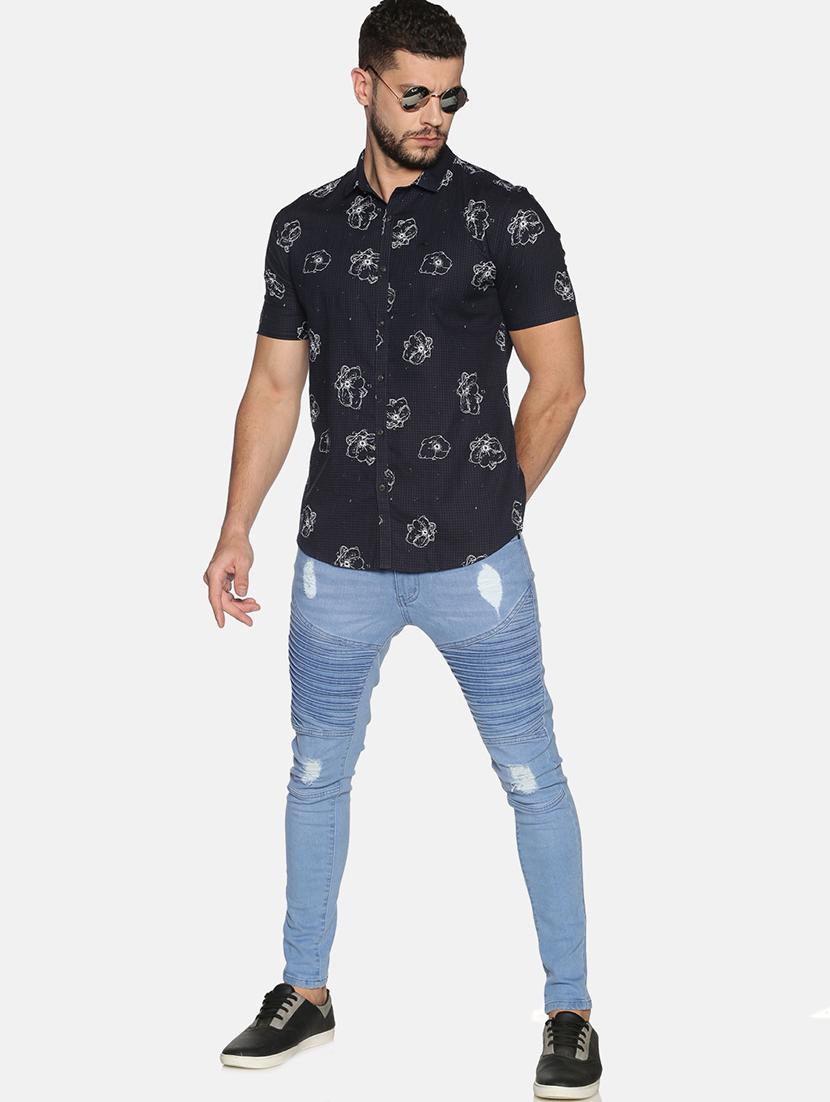 mens florals casual shirt - 17646693 - Standard Image - 3