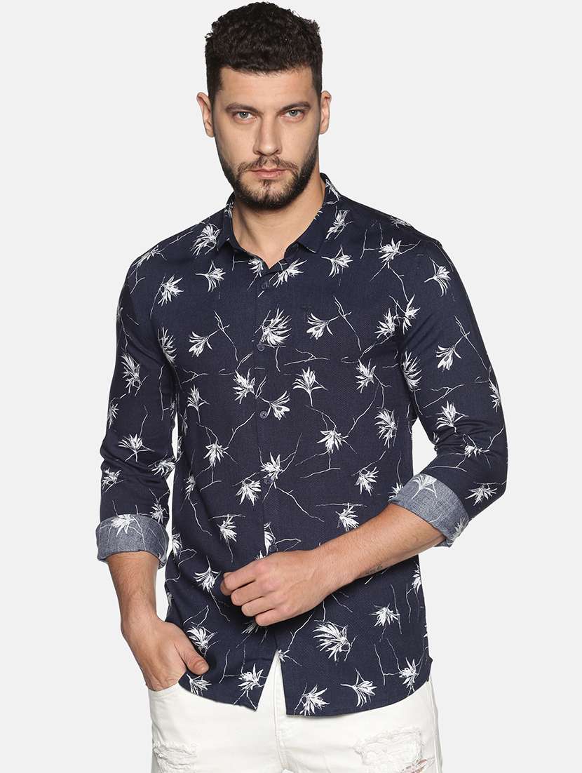 mens florals casual shirt