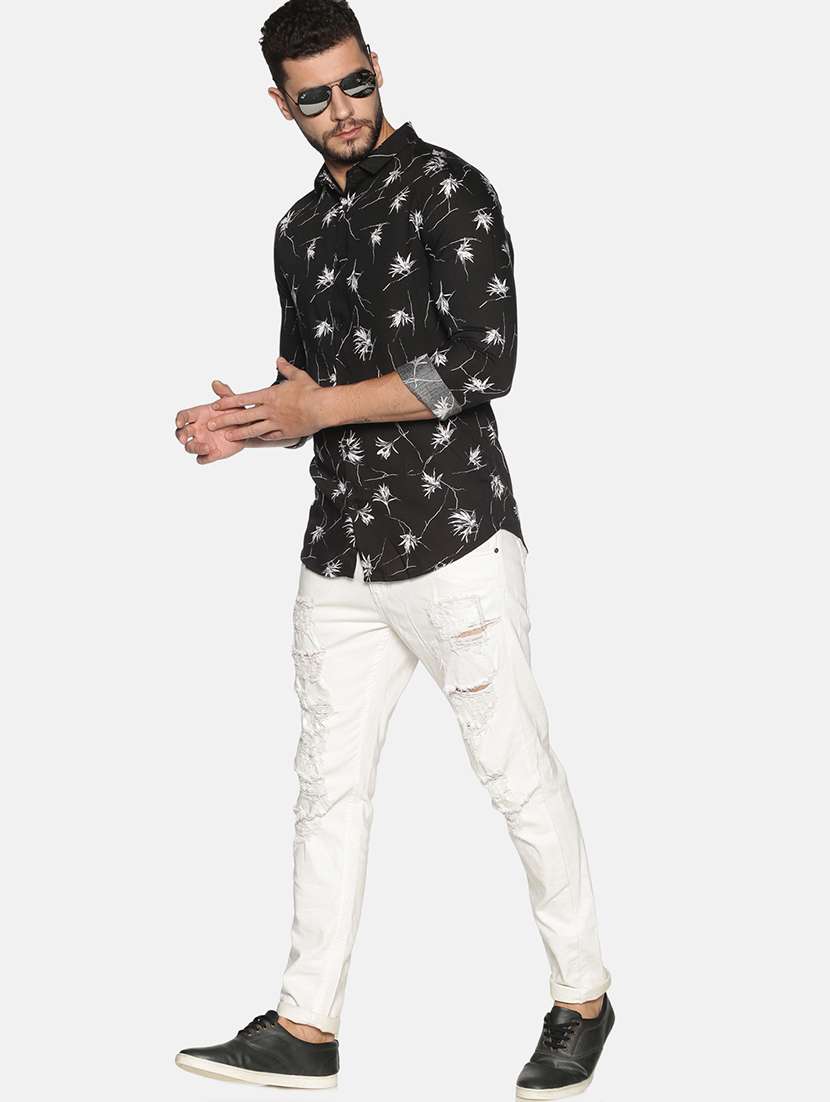 mens florals casual shirt - 17646720 -  Standard Image - 3