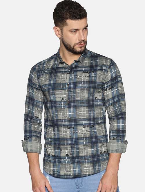 mens checks casual shirt - 17646734 -  Standard Image - 0