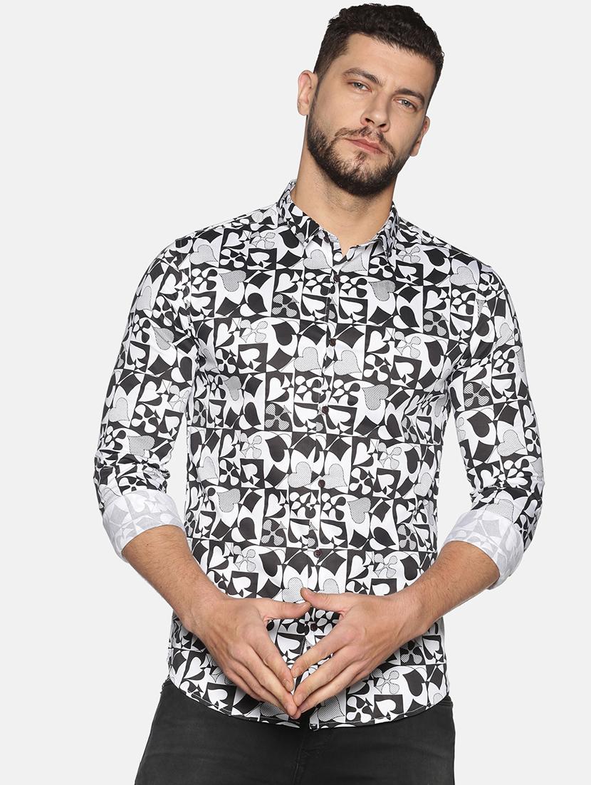 mens printed casual shirt - 17646741 - Zoom Image - 0
