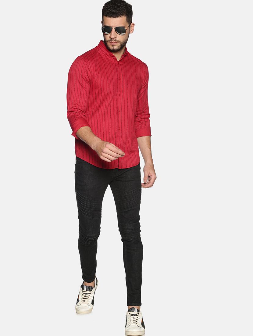 mens stripes casual shirt - 17646753 - Standard Image - 3