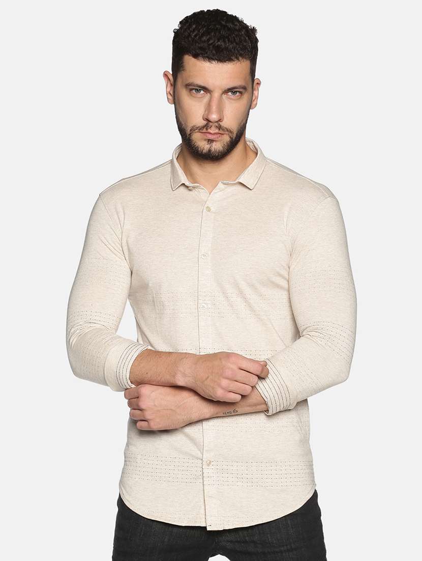 mens polka dots casual shirt - 17646769 - Zoom Image - 0