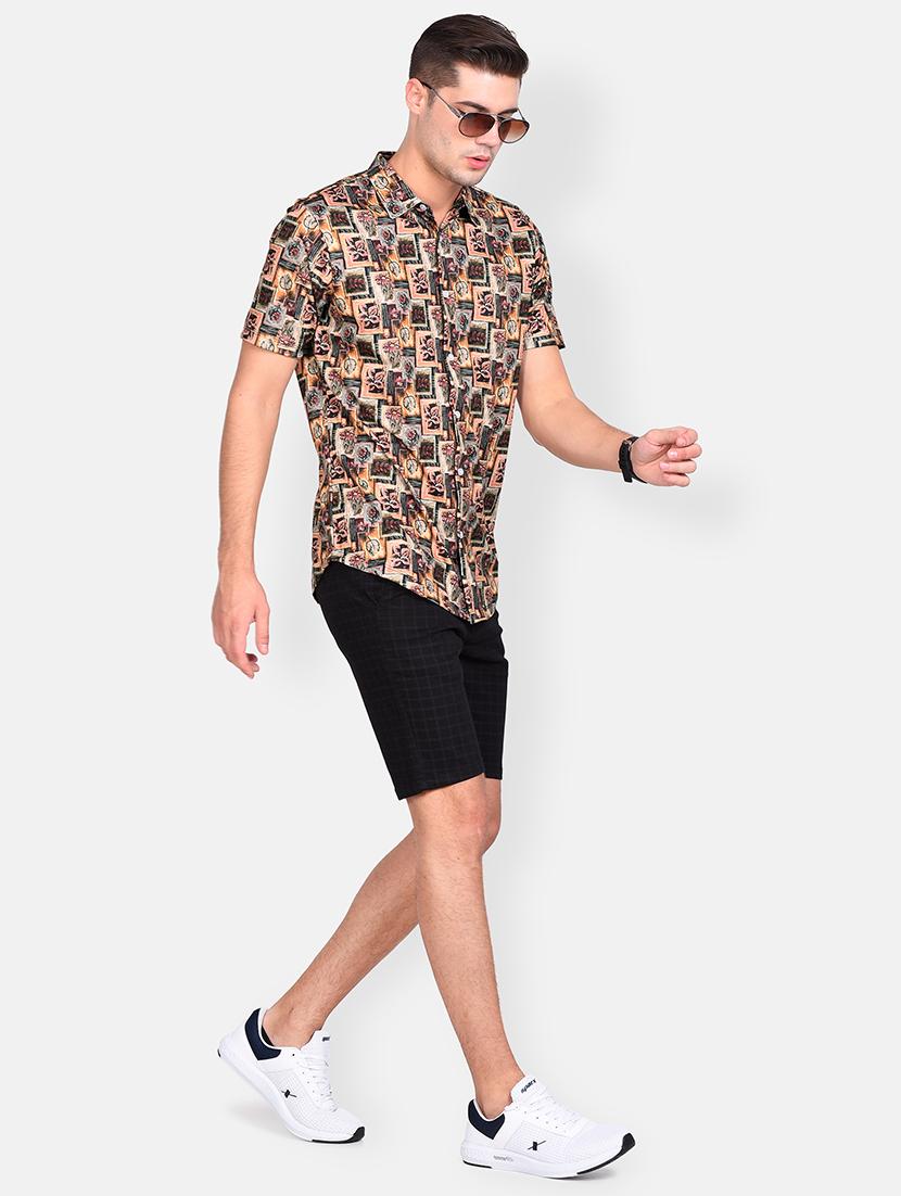 multi colored printed casual shirt - 17646874 - Standard Image - 3
