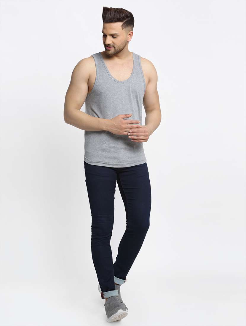 set of 2 multi colored solid vest - 17649275 - Standard Image - 5
