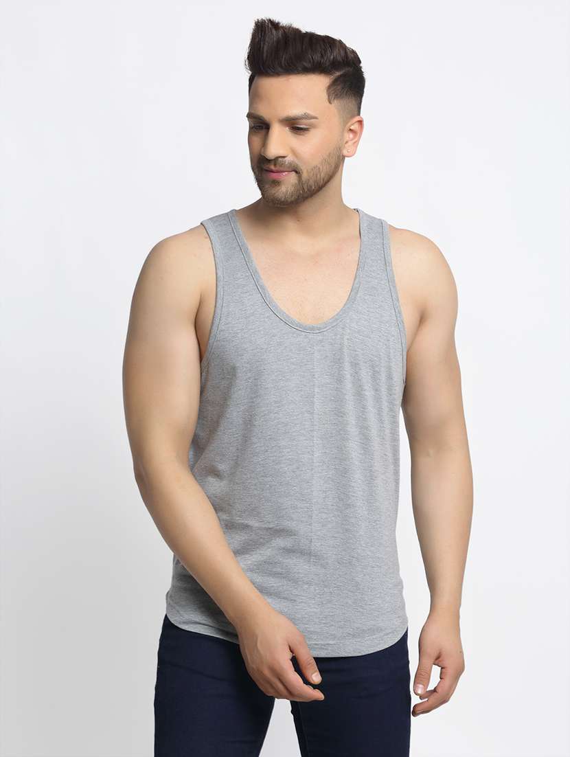 set of 2 multi colored solid vest - 17649276 -  Standard Image - 3