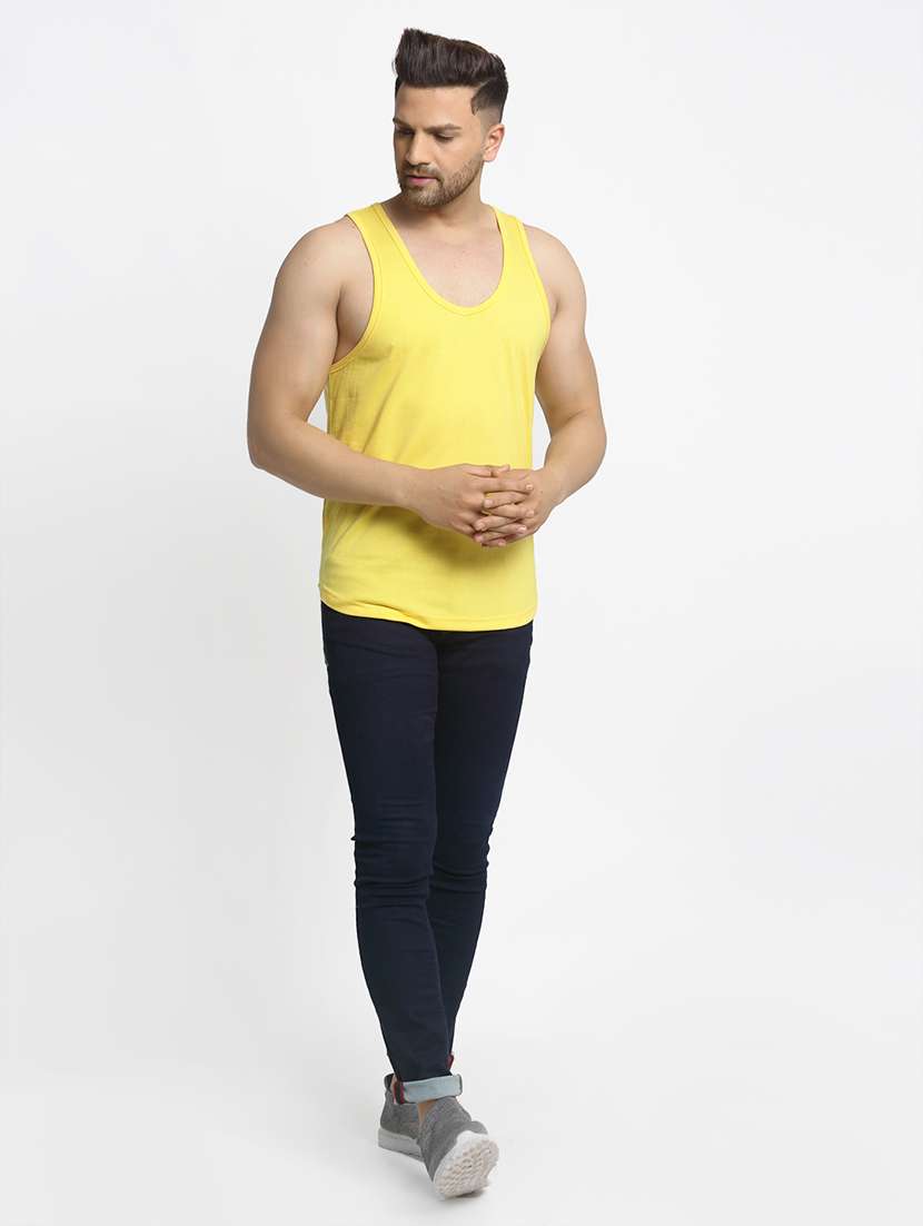 set of 2 multi colored solid vest - 17649290 -  Standard Image - 5