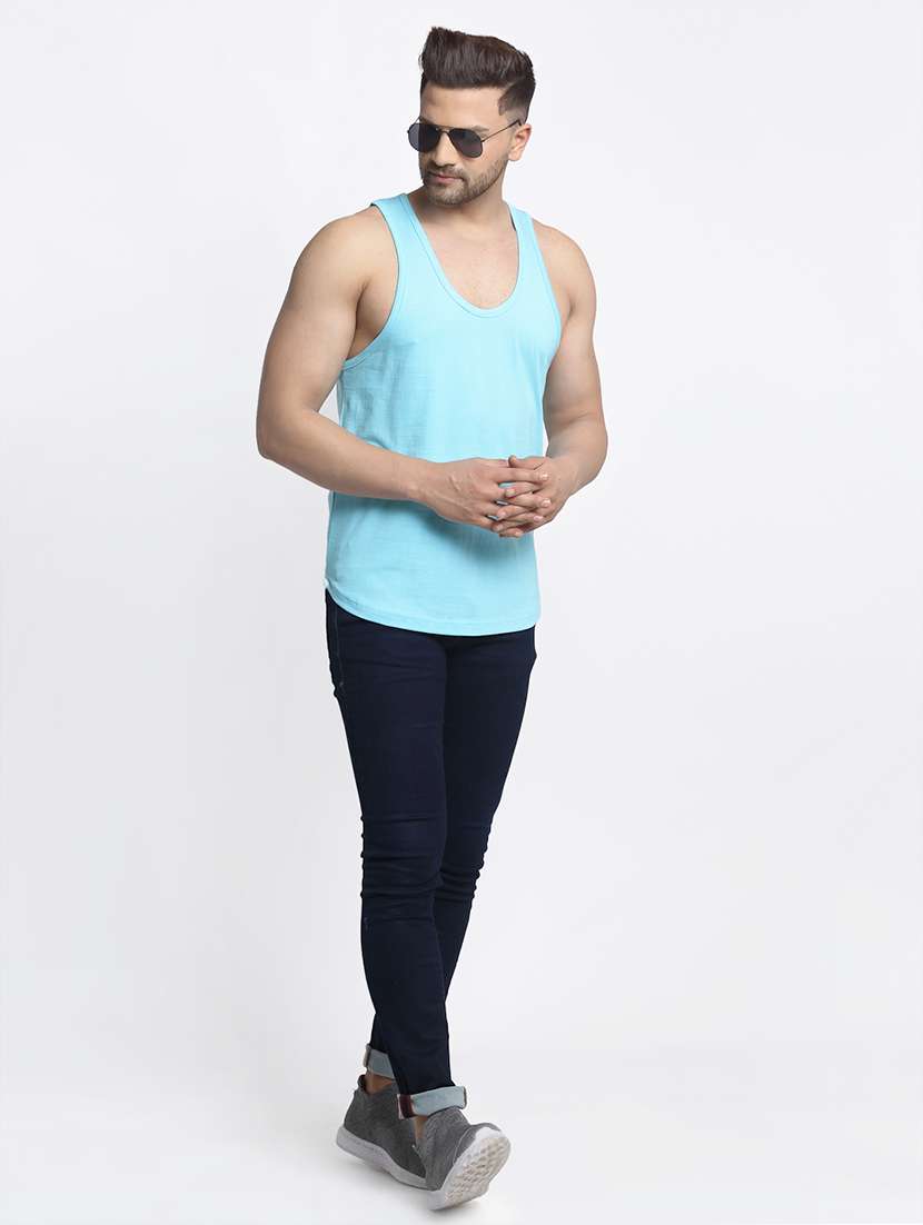 set of 2 multi colored solid vest - 17649318 -  Standard Image - 5