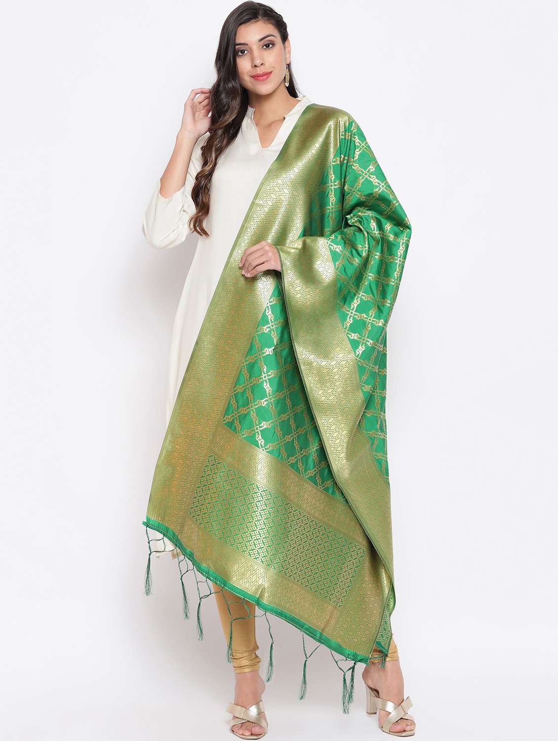 jacquard work banarasi dupatta
