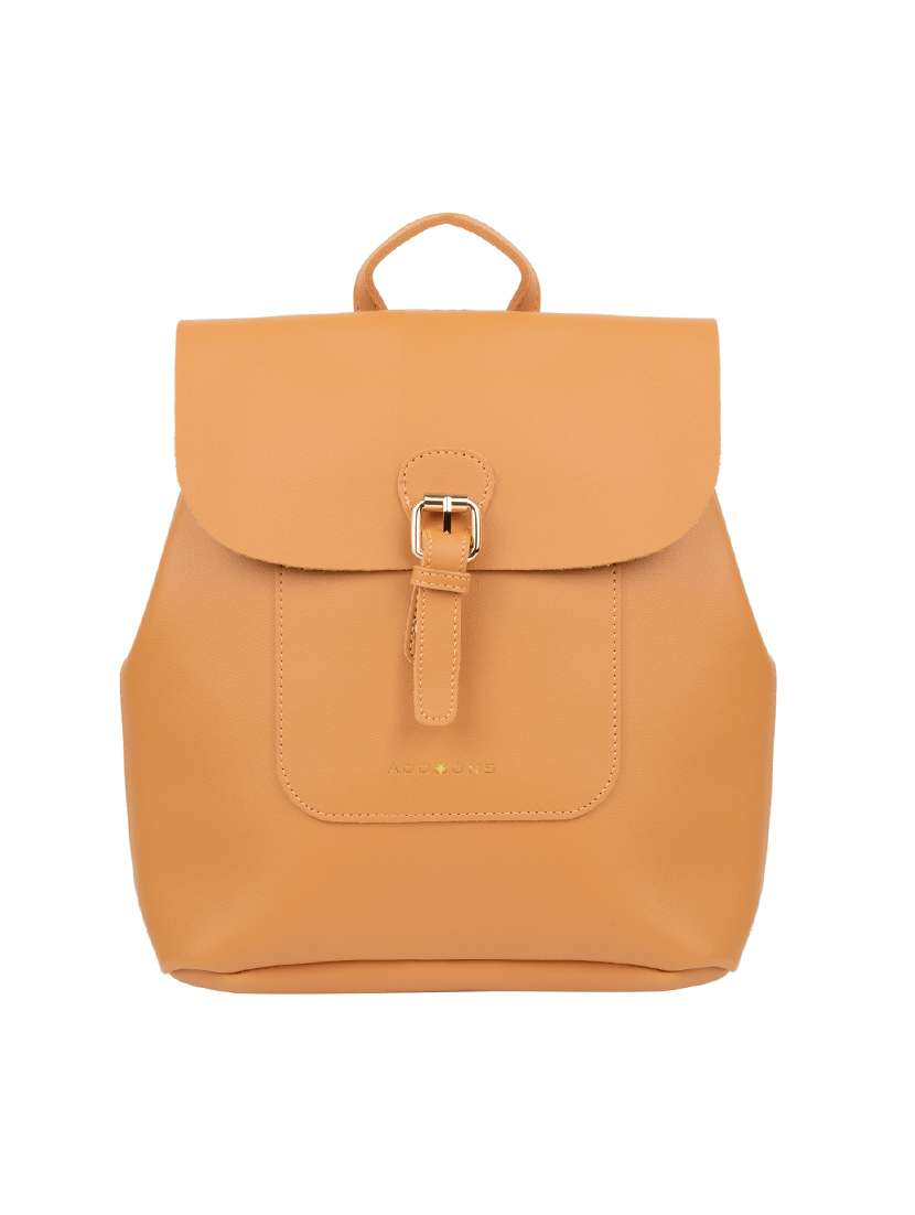 yellow leatherette (pu) regular backpack - 17651510 - Zoom Image - 0