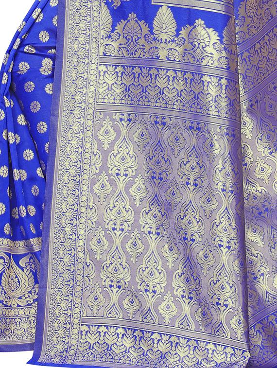 jacquard woven saree - 17652958 - Standard Image - 3