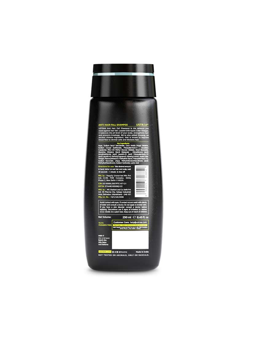 Ustraa Hair Wax Wet Look   100g & Anti Hair Fall Shampoo   250ml