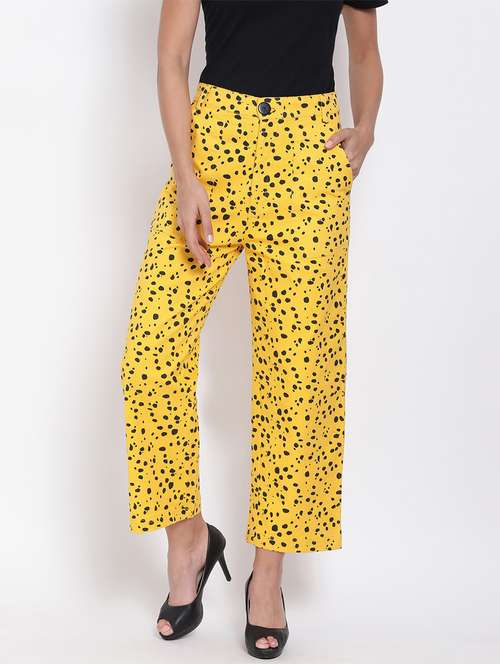 high rise flat front trouser - 17655105 - Standard Image - 0