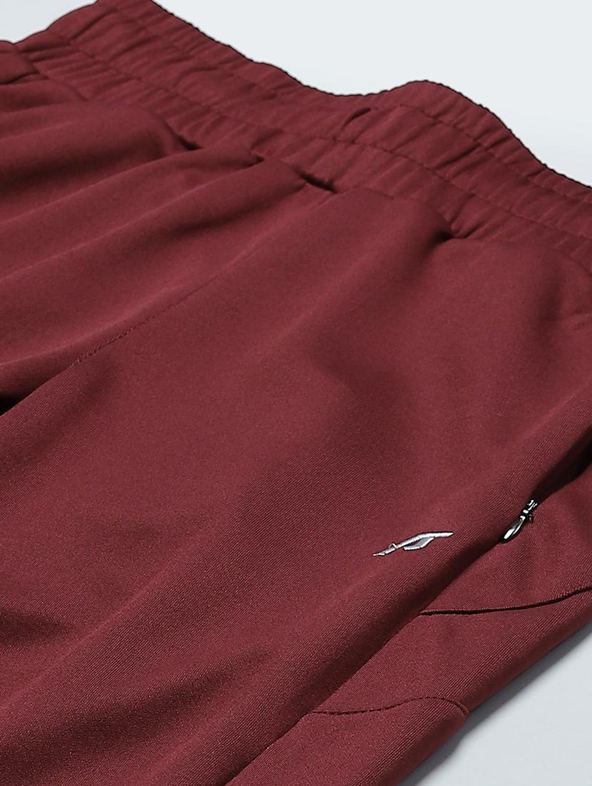 high rise ankle solid track pants - 17655774 - Standard Image - 5
