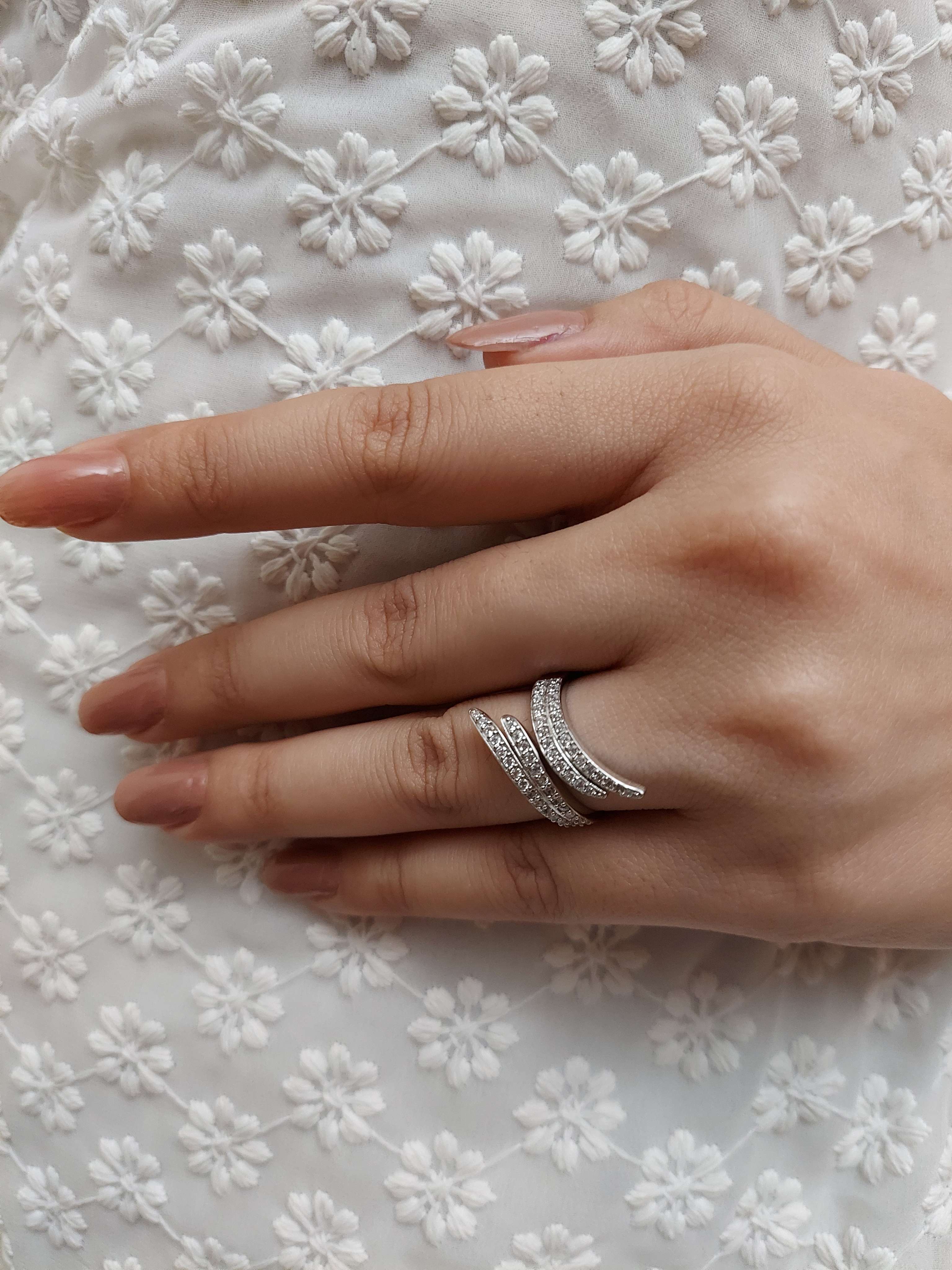 92.5 Sterling Silver Women Ring 