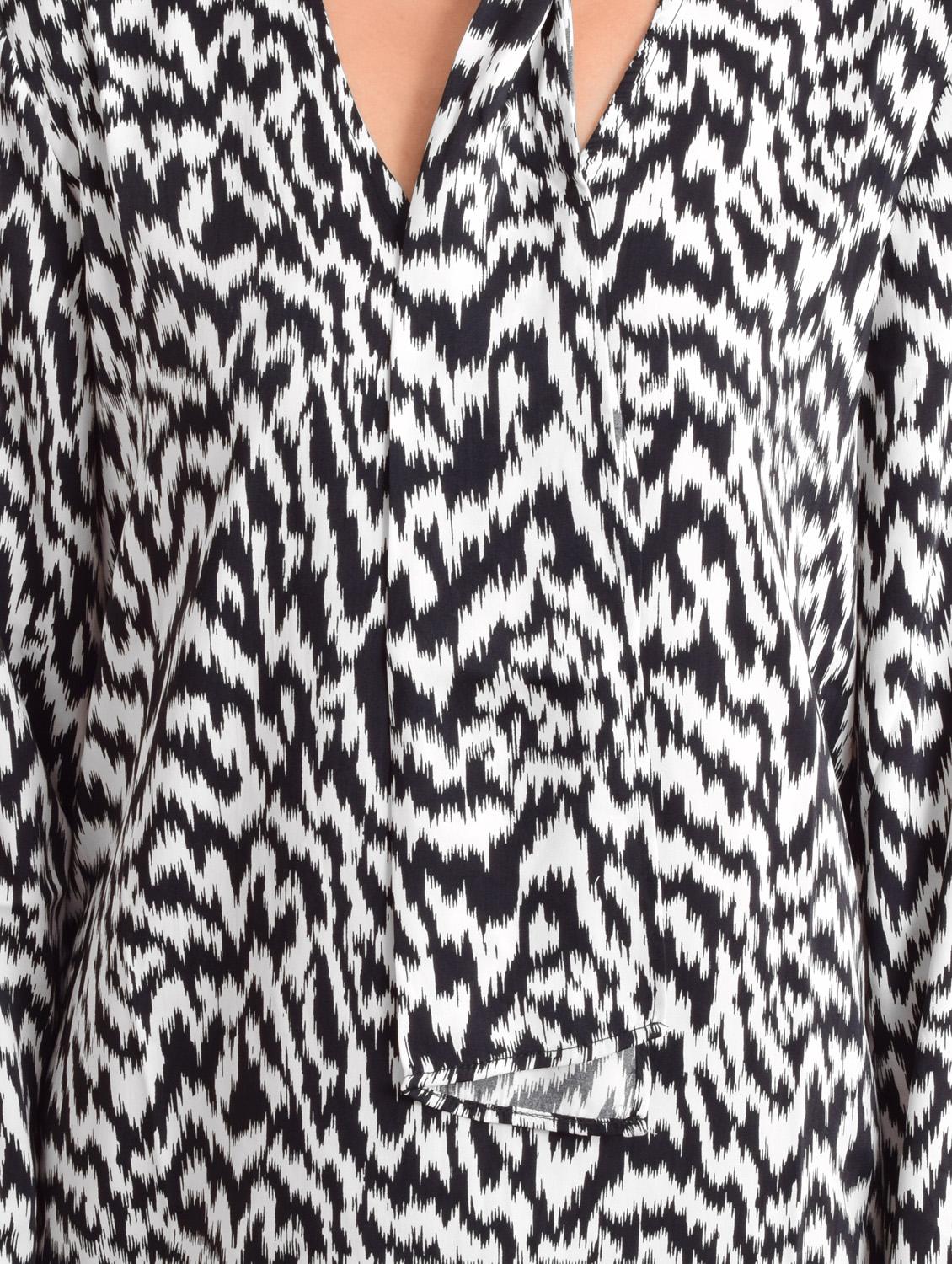 tie up neck printed top - 17661200 - Standard Image - 3