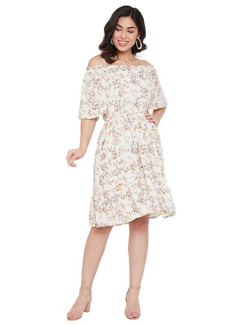 women's tiered dress floral dress - 17661207 - Standard Image - 0