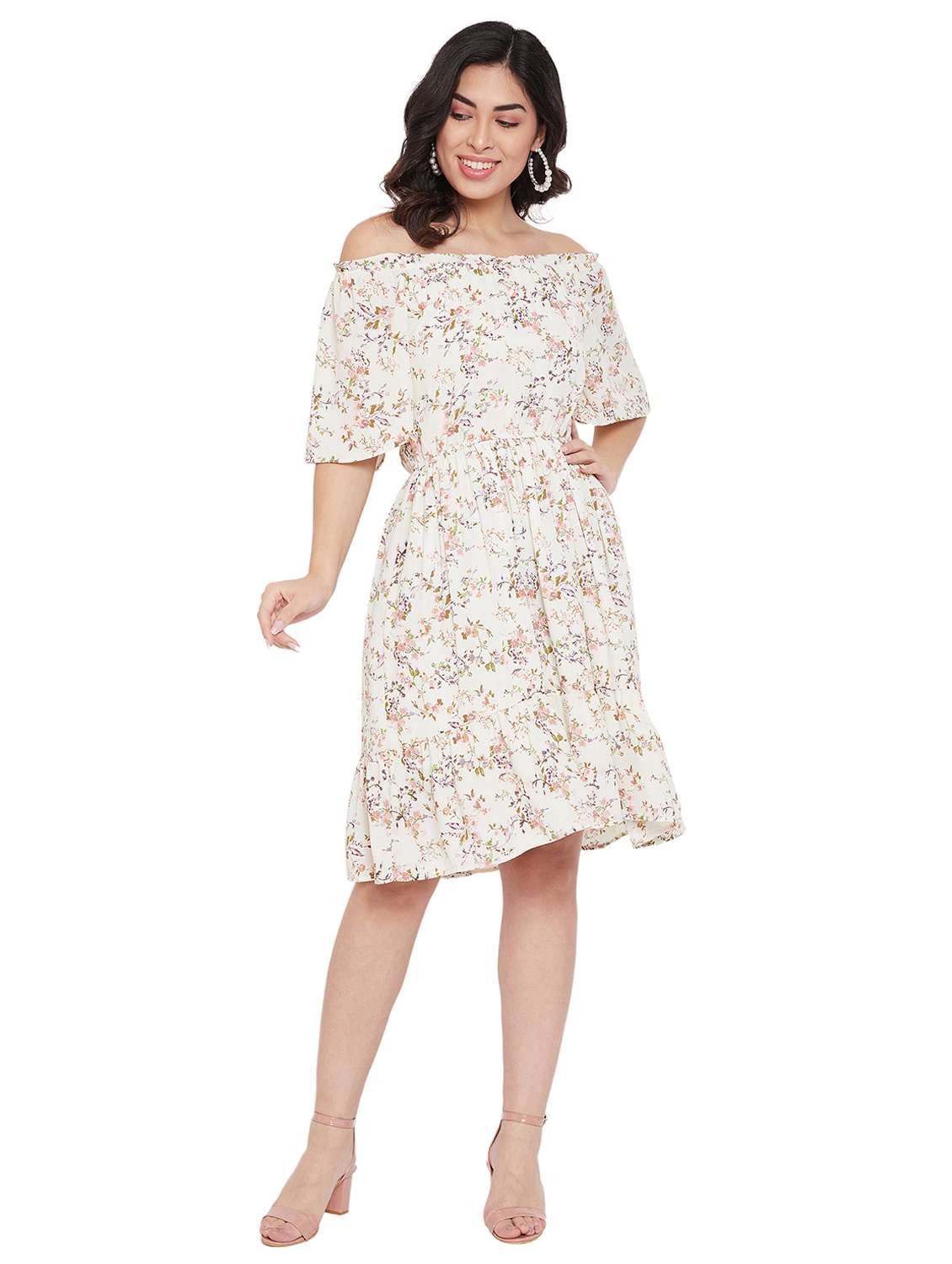 women's tiered dress floral dress - 17661207 - Zoom Image - 0