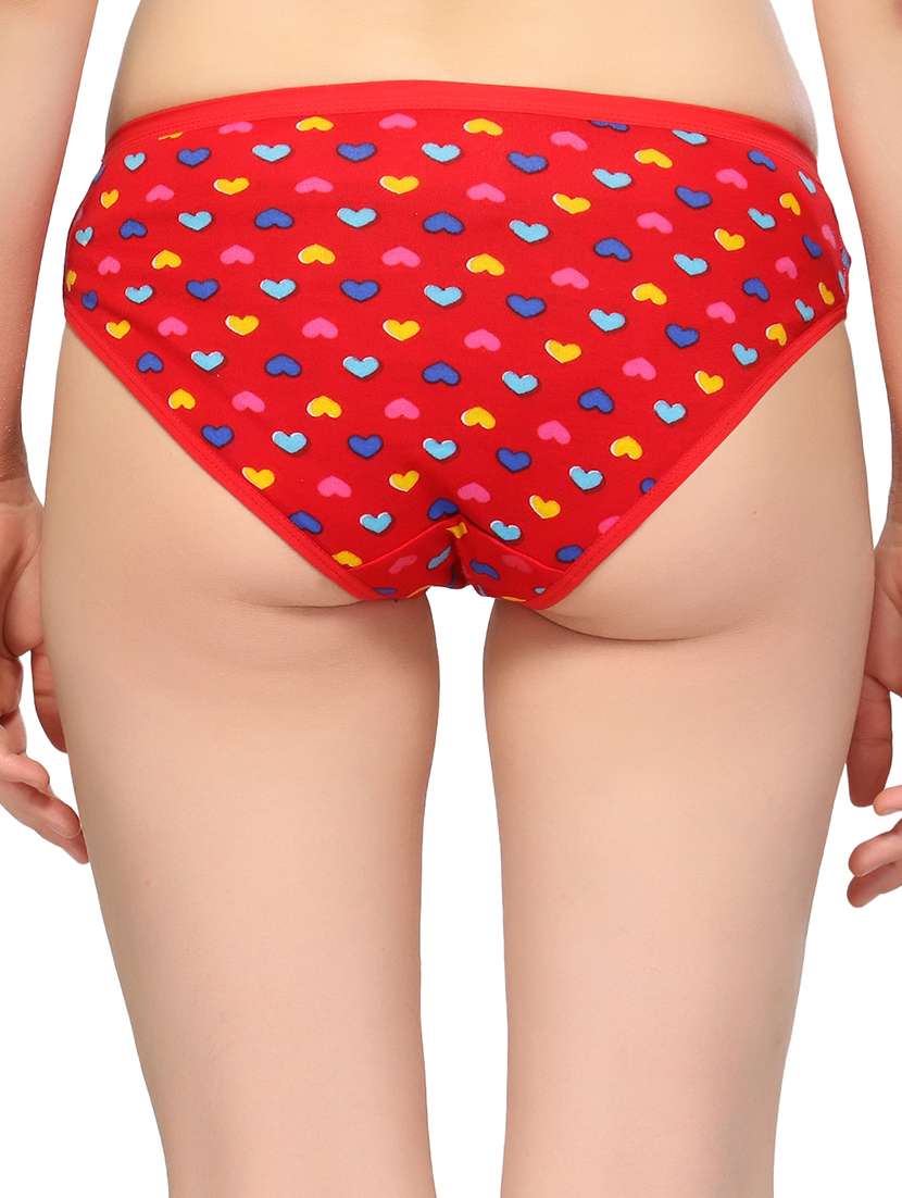 pack of 3 printed bikini panty  - 17662351 -  Standard Image - 5