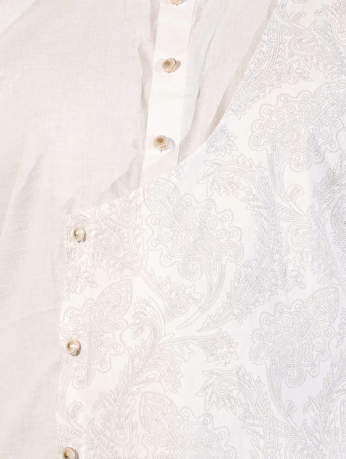 white kurta pajama set - 17662389 - Standard Image - 3