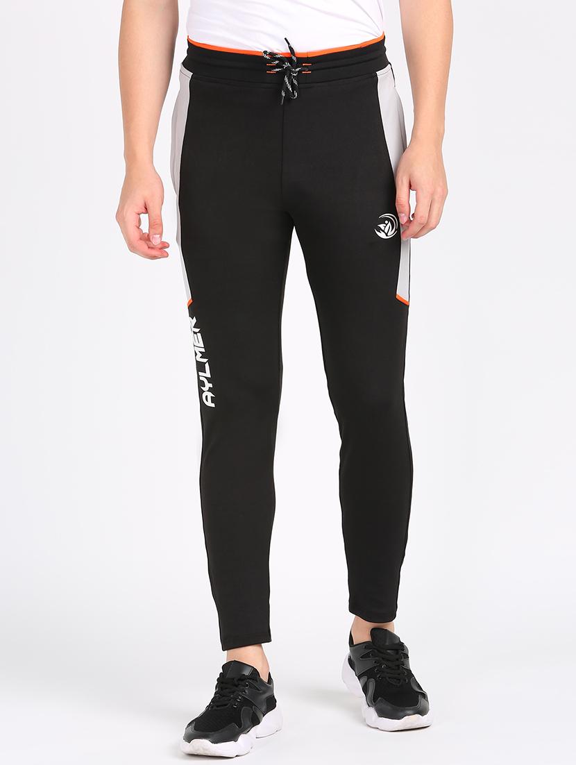 black side striped full length track pant - 17663962 - Zoom Image - 0