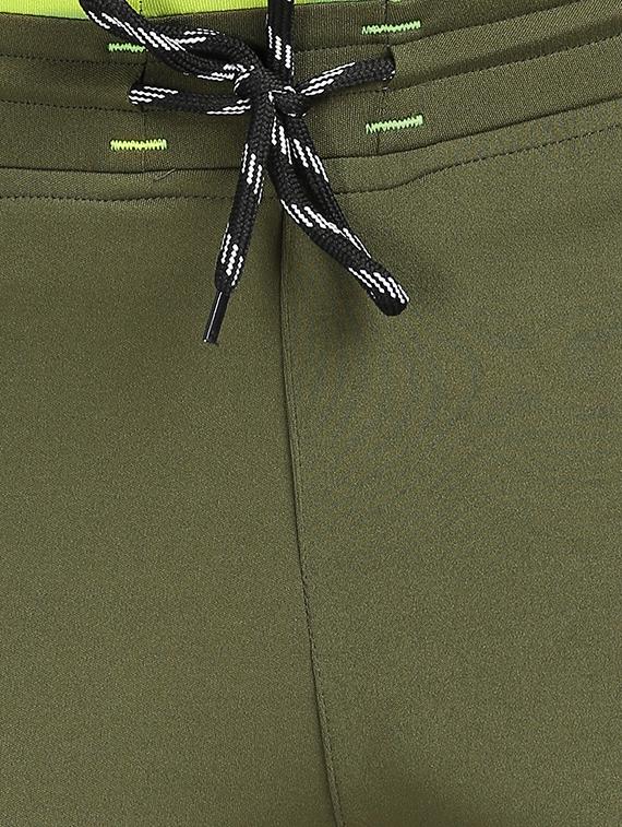 olive green side striped full length track pant - 17663964 - Standard Image - 5