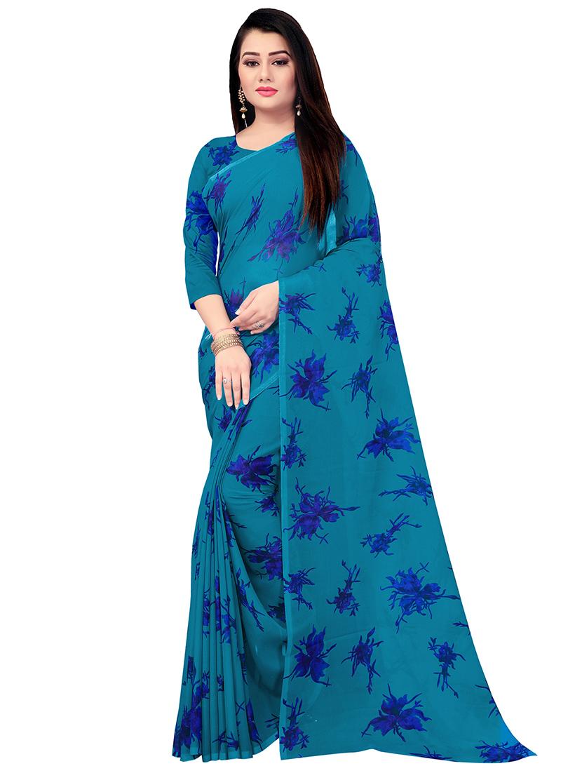 set of 2pcs combos saree with blouse - 17664477 - Standard Image - 3