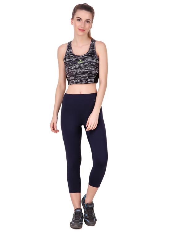 high rise sports capri - 17664641 - Standard Image - 3