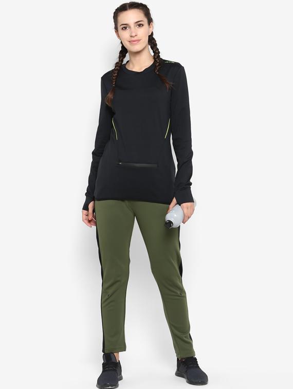 side tape high rise track pants - 17664750 - Standard Image - 3