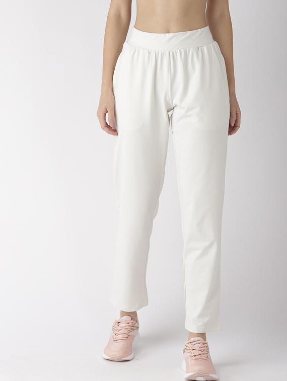 high rise solid track pants  - 17664756 -  Zoom Image - 0
