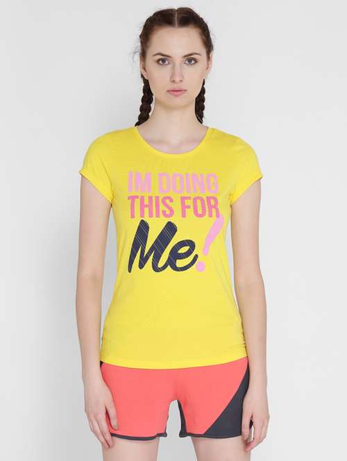 yellow cotton regular top - 17664838 - Standard Image - 0