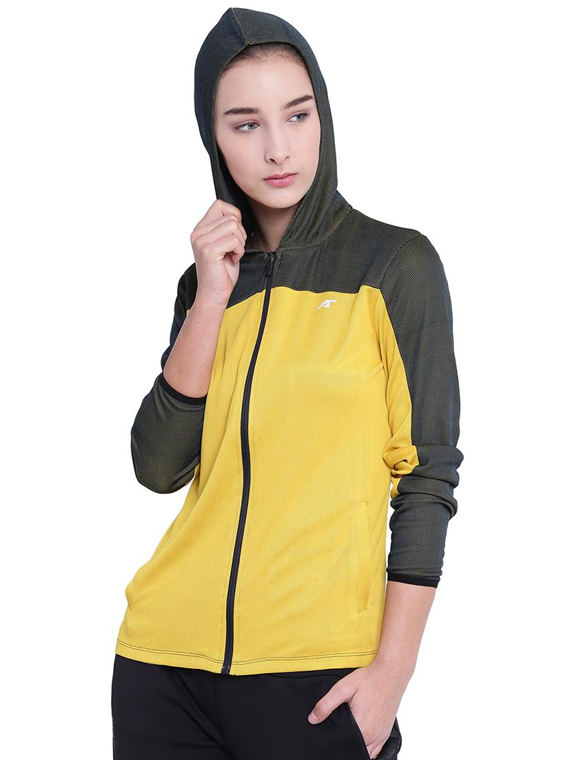 hooded neck zipper jacket - 17664863 - Standard Image - 3