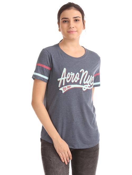 round neck applique patch tee  - 17665353 -  Standard Image - 0