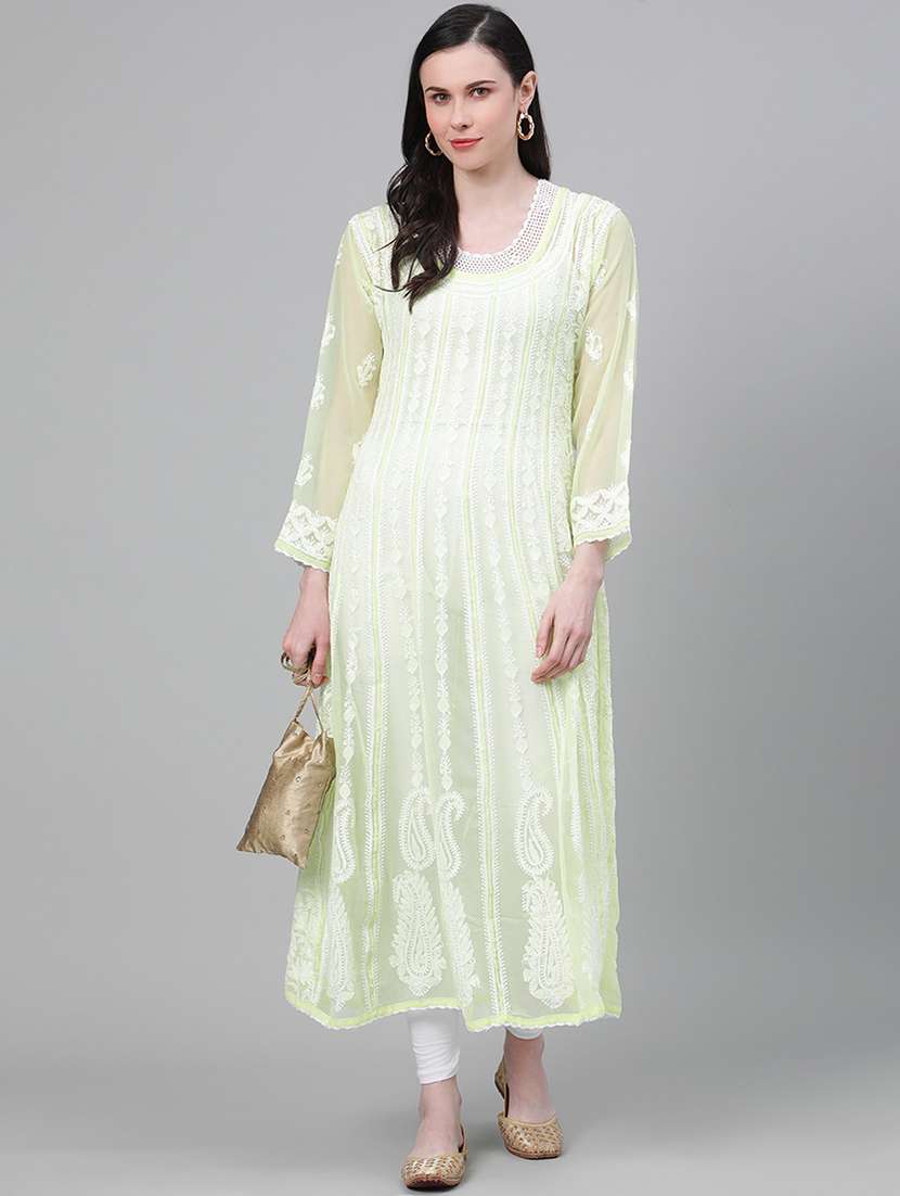 women's flared kurta - 17665887 - Standard Image - 3