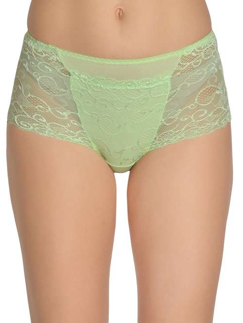 green solid hipster panty - 17666127 -  Standard Image - 0