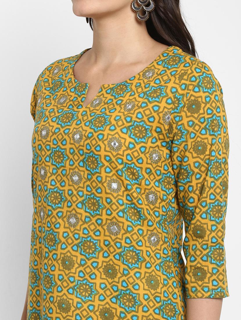 floral kurta pant set - 17667817 - Standard Image - 3
