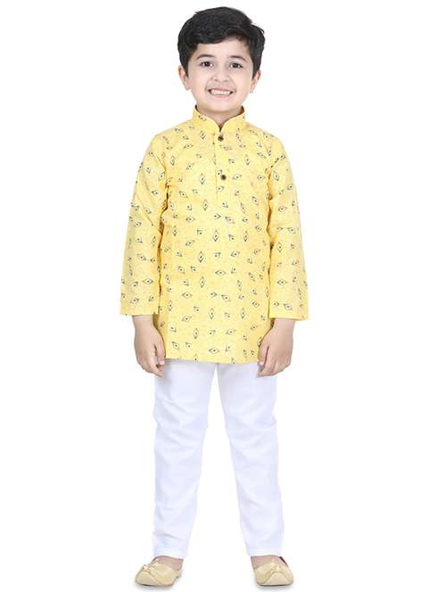 printed kurta pyjama set - 17667906 - Standard Image - 0