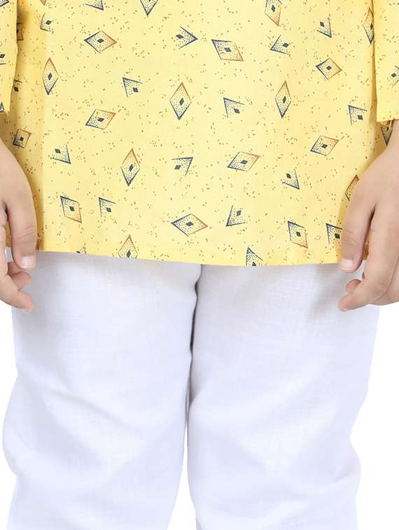 printed kurta pyjama set - 17667906 - Standard Image - 3