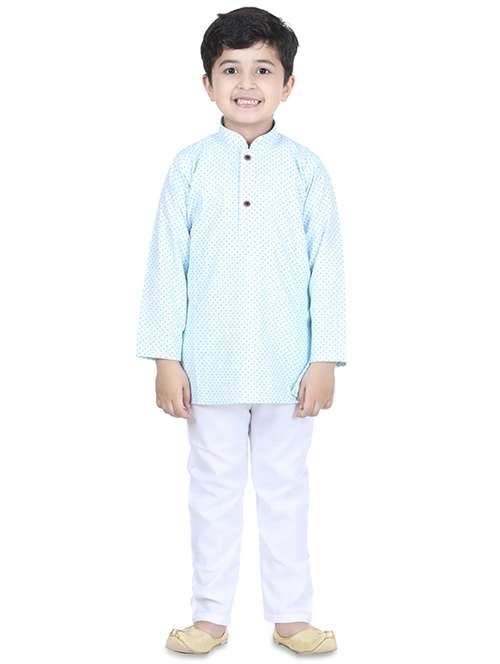 printed kurta pyjama set  - 17667907 -  Standard Image - 0