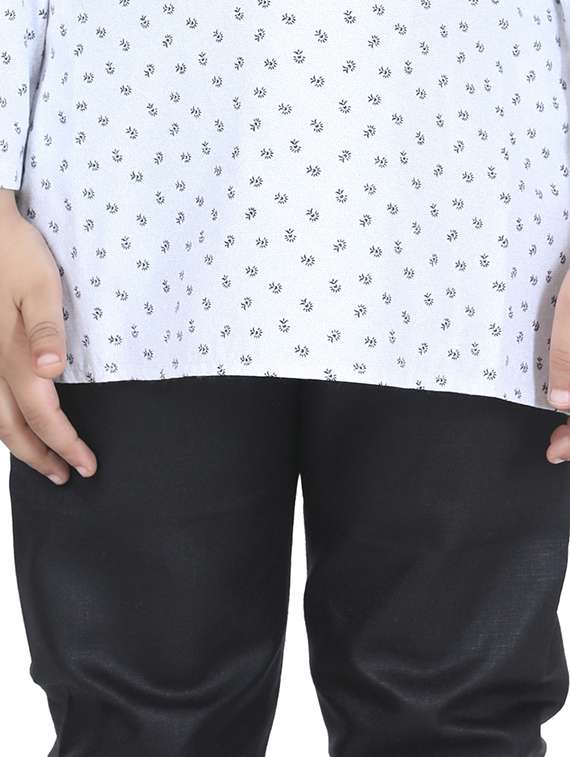 printed kurta pyjama set  - 17667909 -  Standard Image - 3