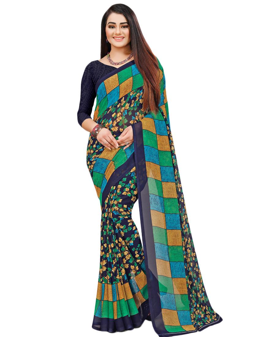 floral printed saree - 17668343 - Zoom Image - 0