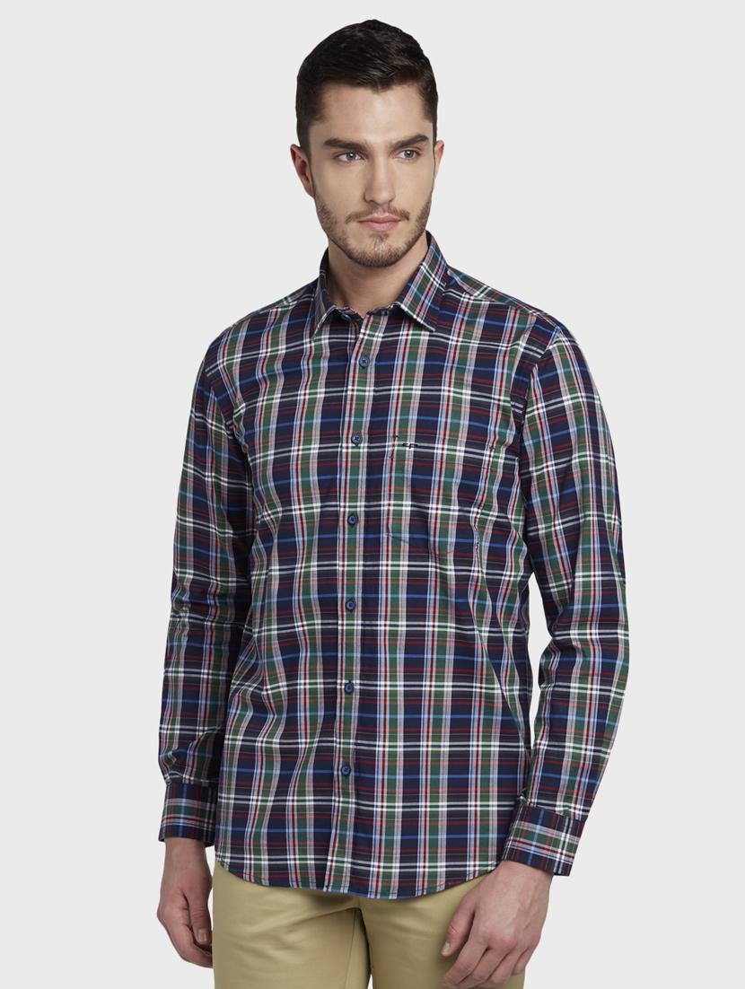 multi colored checkered casual shirt - 17669807 - Zoom Image - 0