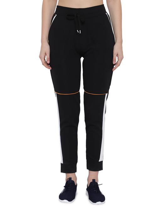 drawstring waist contrast panel track pant - 17672297 -  Standard Image - 0