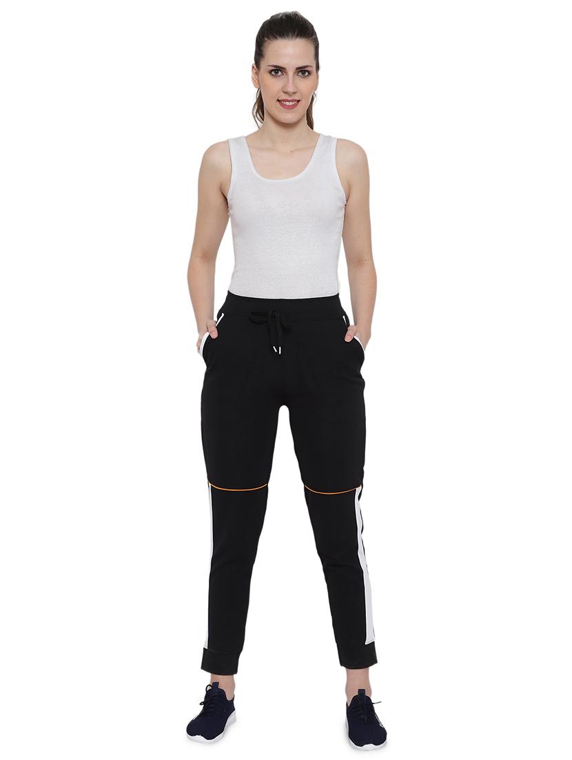 drawstring waist contrast panel track pant - 17672297 - Standard Image - 3
