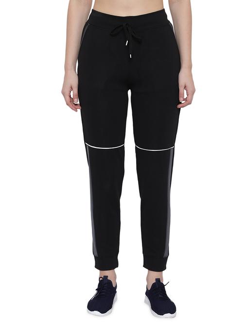drawstring waist contrast panel track pant - 17672298 -  Standard Image - 0