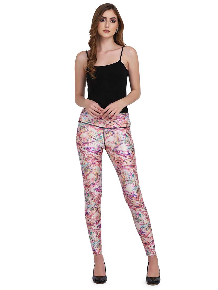 Mid Rise Printed Legging
