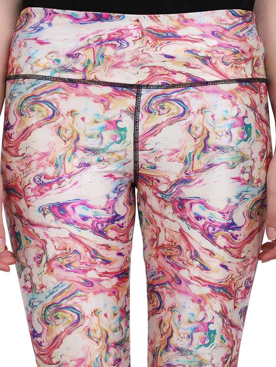 Mid Rise Printed Legging