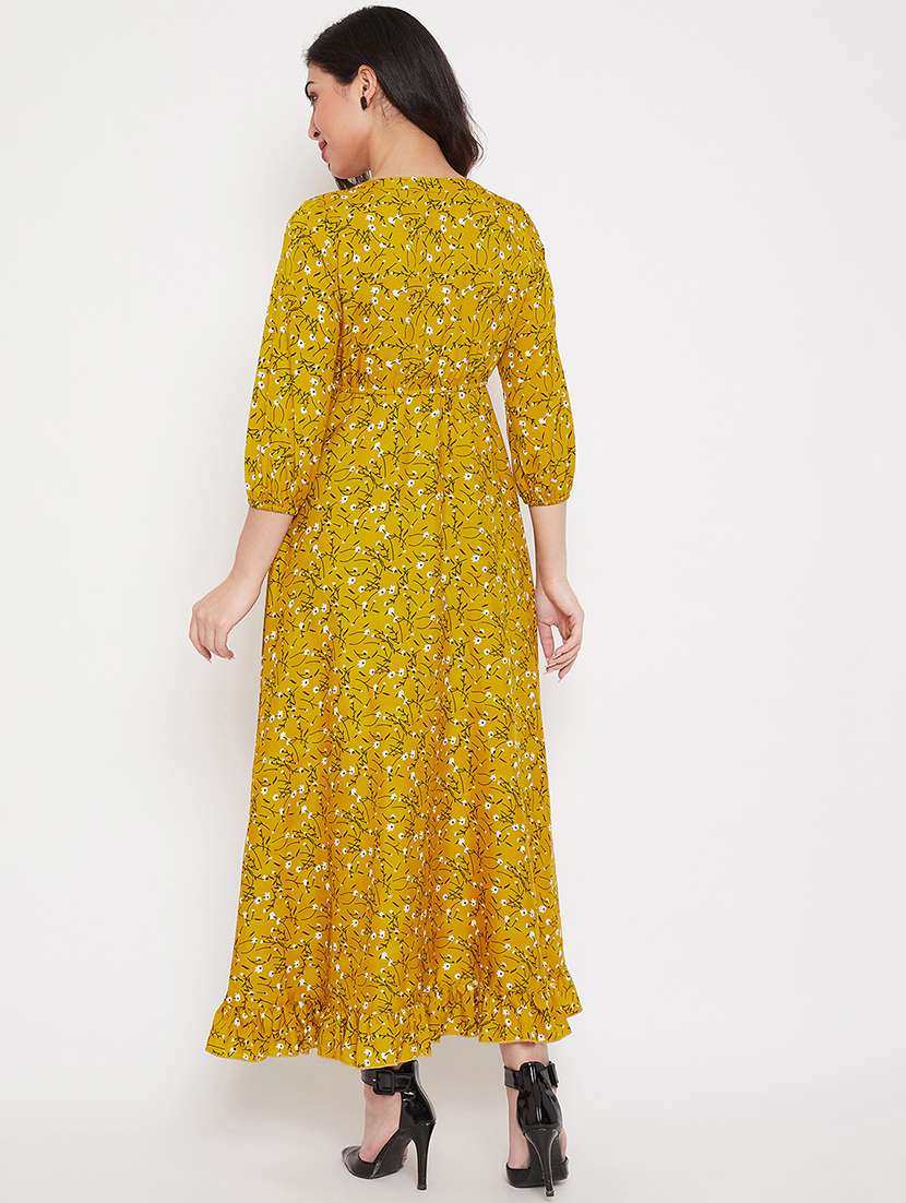 tie front floral flared dress - 17672763 -  Standard Image - 3